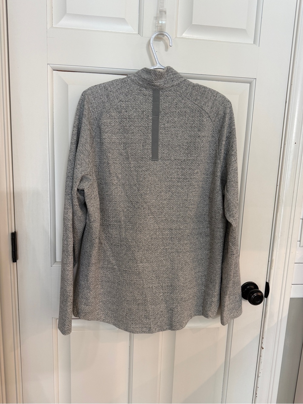 Lululemon At Ease Half-Zip Heathered Melody Light Grey Men’s Large 25754 - Picture 8 of 11